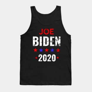 Biden Harris 2020 Election Vote for American President Distress Design Tank Top